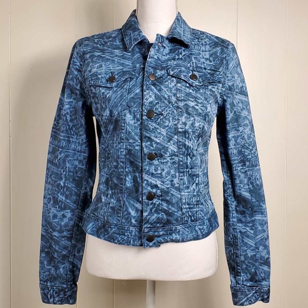 Calvin Klein Jeans 2 tone design size medium jean Jacket